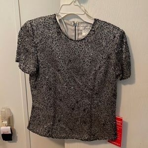 Beaded formal top - brand new never worn
